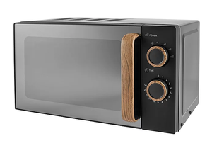 George Home SMON001B3G Manual Microwave Oven 17L 6 Power Levels Black
