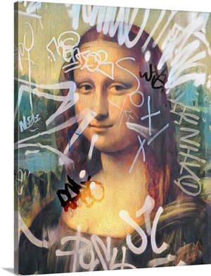 Mona Lisa Graffiti
