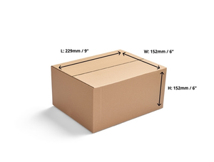 Double Wall Cardboard Boxes - 229 x 152 x 152mm - 15 Boxes