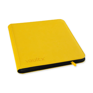 Vault X - 12-Pocket Exo-Tec® XL Zip Binder - Yellow