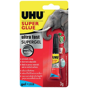 UHU 064061 Super Glue Gel, 3g