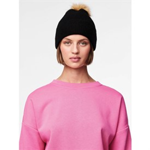 Pieces Womens Bina Hat Black