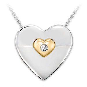 P.S. I Love You Diamond Pendant Necklace