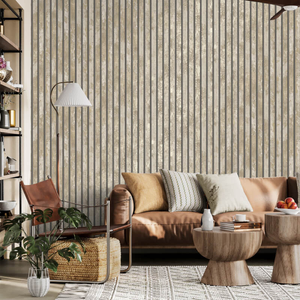 Crown Carbon Oxidize Stripe Natural Metallic Wallpaper - M1752