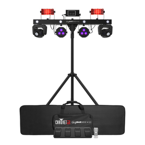 Chauvet DJ GIGBAR Move Plus ILS 5-in-1 Lighting System w/ Accessories & Carry Bags