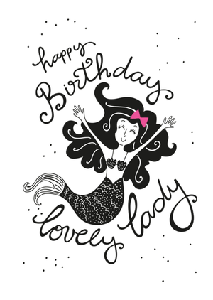 Happy Birthday Lovely Lady Card