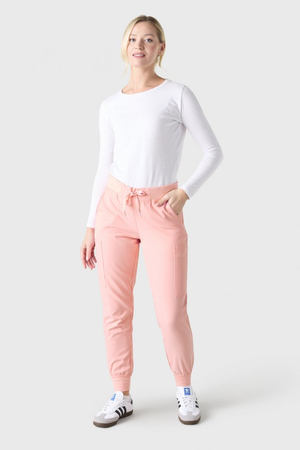Med Couture Insight Six Pocket Jogger, Perfectly Pink