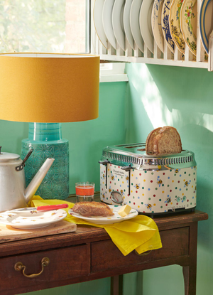 Russell Hobbs Bumblebee & Small Polka Dot Retro 4 Slice Toaster