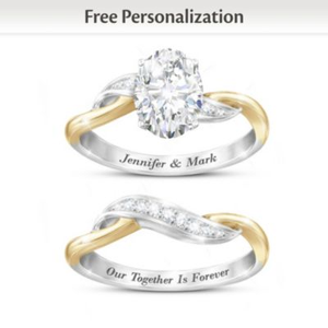 Alfred Durante Our Together Is Forever Bridal Ring Set