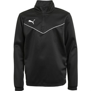 Puma Boys teamRISE Training 1/4 Zip Top Puma Black/Puma White