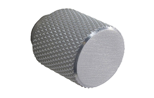 Knurled Cupboard Knob 20 mm Satin Stainless Finish