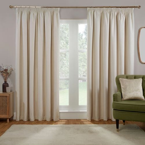P/PLEAT BLACKOUT THERMAL B/WEAVE NATURAL 66x72 Ctn