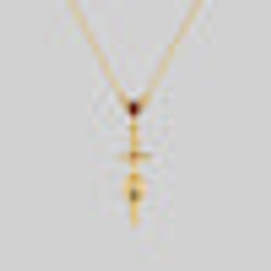 ALL MY MIND. Sword & Brain Necklace - Gold - Gold