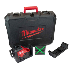 Milwaukee M12 3PL-0C 12V Green 360° 3 Plane Laser in a Kitbox (Body Only)