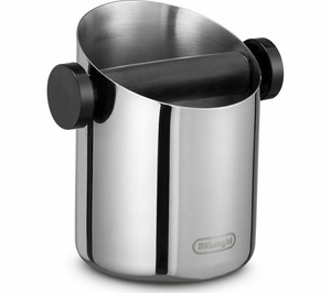 De’Longhi DLSC059 Universal Coffee Knock Box for Pump Espresso Machines Silver