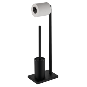 Toiletbutler met wc rolhouder en wc borstel met houder compleet copper staand
