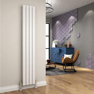 ELEGANT 1800 x300mm Vertical Designer Double White Flat Panel Column Radiator