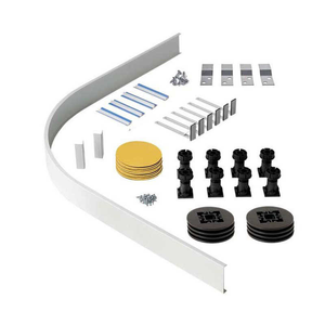 ELEGANT Easy Plumb Shower Tray Riser Kit Plinth Adjustable Feet Legs for quad Shower Enclosure