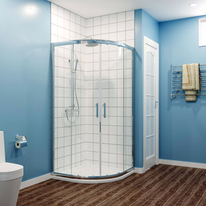 ELEGANT 800X800mm Quadrant Enclosure 6mm Easy Clean Glass Shower Enclosure