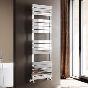 ELEGANT 1600 x 500mm Modern Design Chrome Flat Panel Heated Towel Rails Radiators