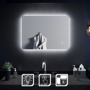 ELEGANT 700 X 500mm Touch Illuminated Backlit Bathroom LED Mirror (Horizontal/Vertical)
