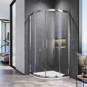 ELEGANT 900x900 Quadrant 6mm Tempered Glass Shower Enclosures