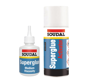 Soudal Superglue & Activator Kit (50g/200ml)