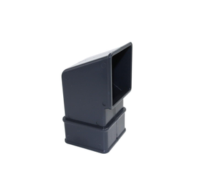 Aquaflow Anthracite Grey Square Guttering Shoe - 114mm
