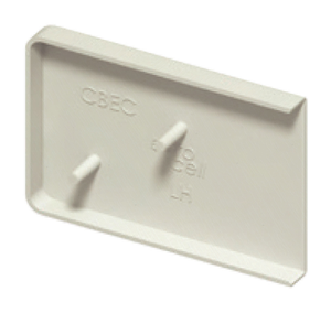 Eurocell Fascia End Cap - White