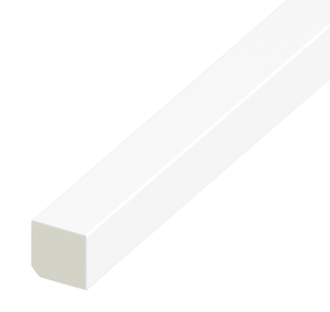 Eurocell uPVC Square Section Trim - White, 5m x 20mm