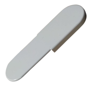 White Upvc Window Board 2 Part Short End Cap – Length 120mm