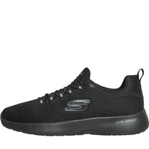 SKECHERS Mens Dynamight Trainers Black/Black