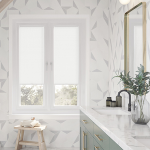 Obscura, Crystal White - Stick Fit Honeycomb Blind