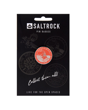 Cold Water Club Pin Badge in Orange