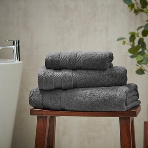 450GSM ZERO TWIST GUNMETAL 70x130 Bath Towel