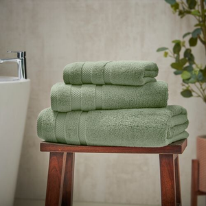 450GSM ZERO TWIST MOSS GREEN 70x130 Bath Towel