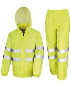 Result High-Vis Waterproof Suit - Yellow - Medium