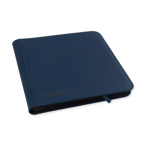 Vault X - 12-Pocket Exo-Tec® XL Zip Binder - Blue