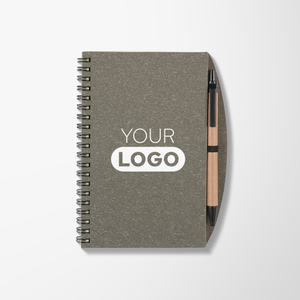 5'' x 7'' Eco-Inspired Spiral Notebook & Pen