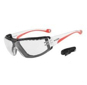 Scope Super MaxVue Bifocal Safety Glasses Red Frame +3.0 Dioptre - Titanium Clear Lens