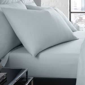 Serene Plain Dyed Pillowcase Duckegg