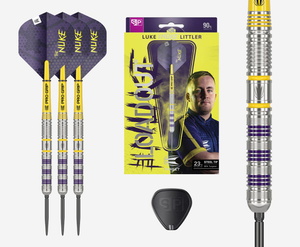 Target Darts Luke Littler Loadout 90% Tungsten 24G Swiss Point Steel Tip Darts Set