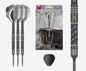 Target Darts Dimitri Van den Bergh x Echo 90% Tungsten 24G Swiss Point Steel Tip Darts Set