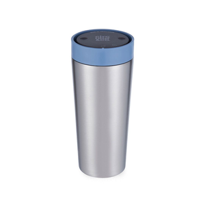 Circular Stainless Steel Travel Mug, 16oz (454ml) - Rockpool Blue