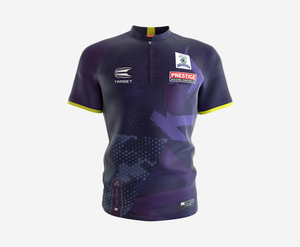Target Darts Official Luke Littler 4X-Large 4XL Collarless Short Sleeved Coolplay Playing Shirt