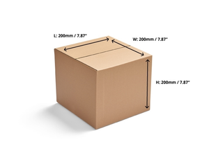 Double Wall Cardboard Boxes - 200 x 200 x 200mm - 20 Boxes