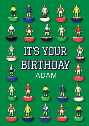 Subbuteo It's Your Birthday Card