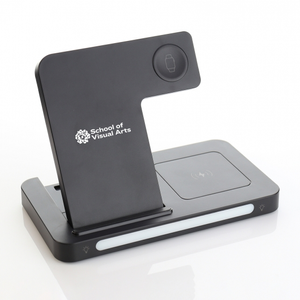 3-in-1  Wireless Charging Station with Adjustable  Light