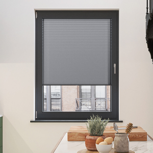 Solaris, Lupa Grey - Stick Fit Pleated Blind