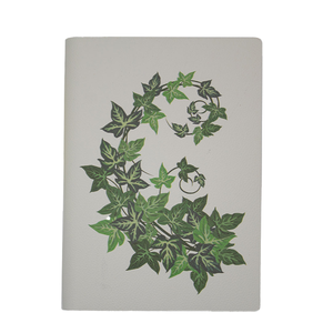 Diarpell Leather Ivy Journal with Lined Ivory Pages